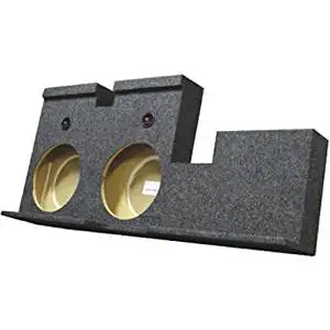 Q Power TUNDRA10 4DOOR Dual 10-Inch Subwoofer Enclosure for 2007-2016 Toyota Tundra Double Cab Trucks