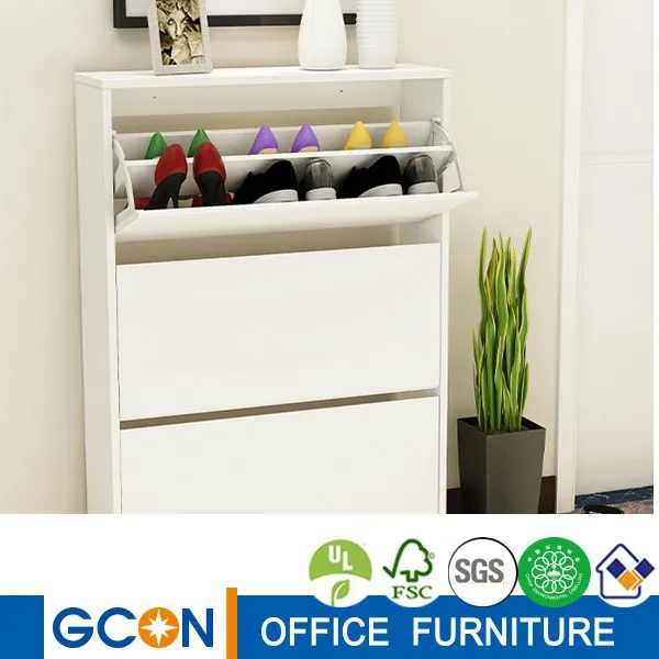 living room furniture 1000mm upholstered shoe rack with 3 layers
