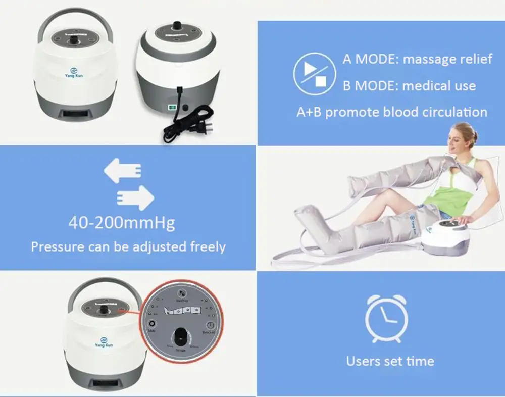 Household 4 Chambers Lymphatic Massage Machines For Blood Circulation