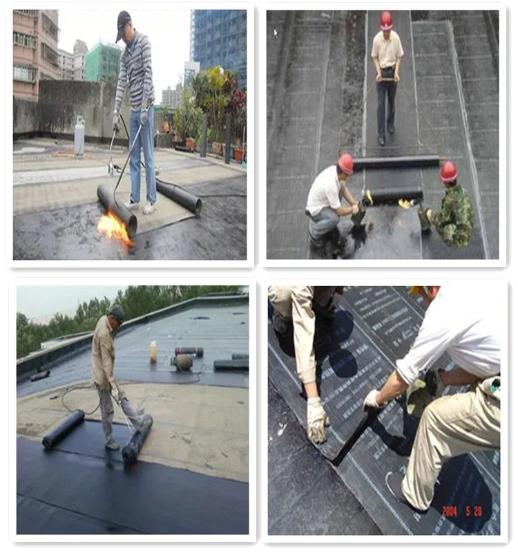 Elastomer Waterproofing Membrane / Asphalt / Polyester / For Walls
