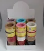 assorted color twisted paper rope 2mm 32meter length paper cords, paper string used for gift packing