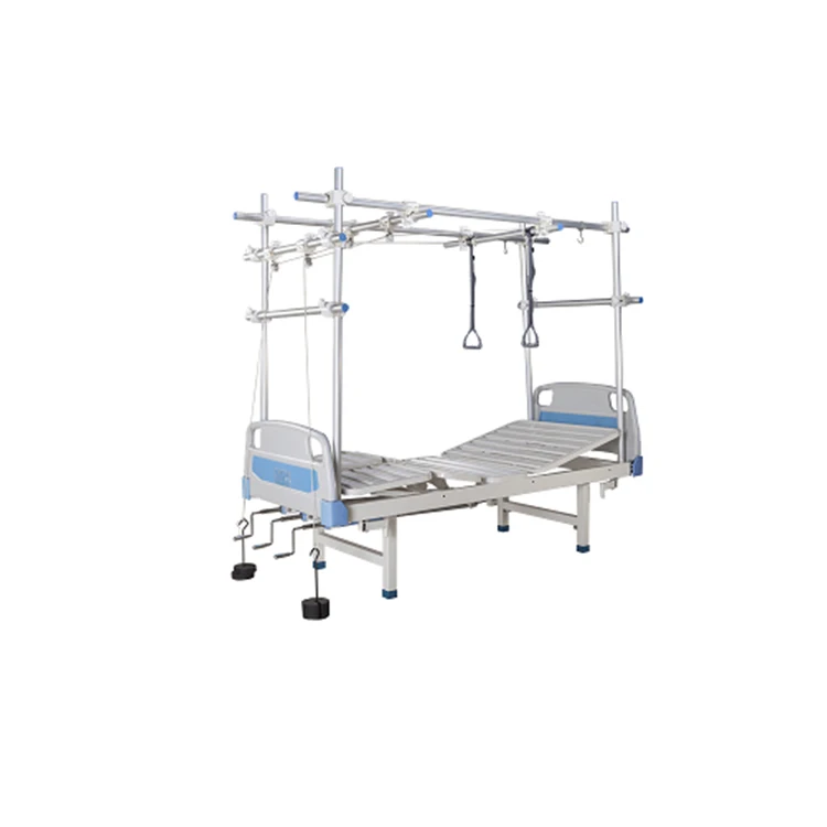 Manual 3cranks orthopedic traction nursing bed