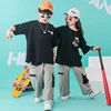 Korean version of children's summer short sleeve performance street dance costumes