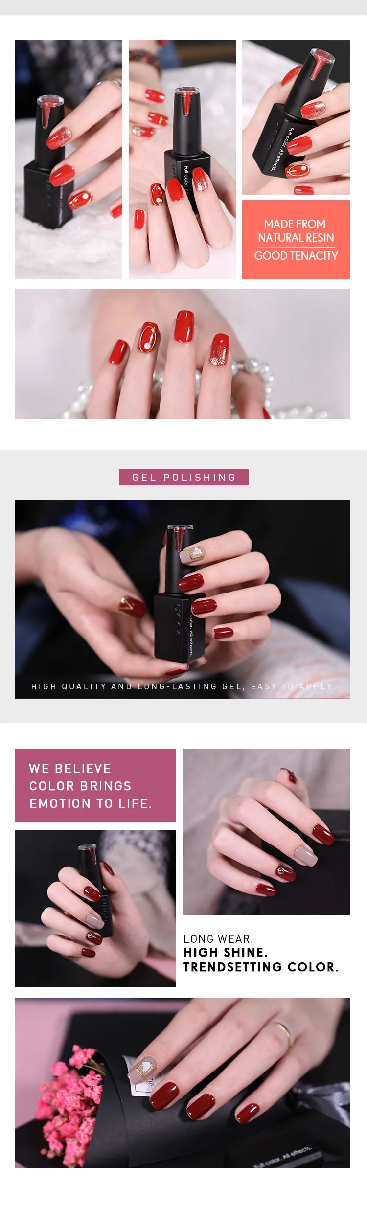 2019 Wholesale New Design Unna 88 Colors Set C Color Gel Nail Polish