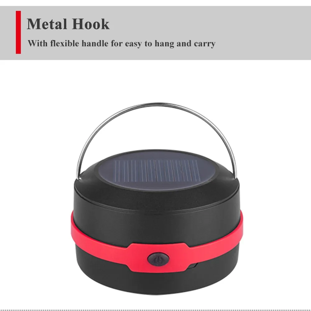 Portable 3 W LED tent light zoom solar camping light for outdoor camping supplier