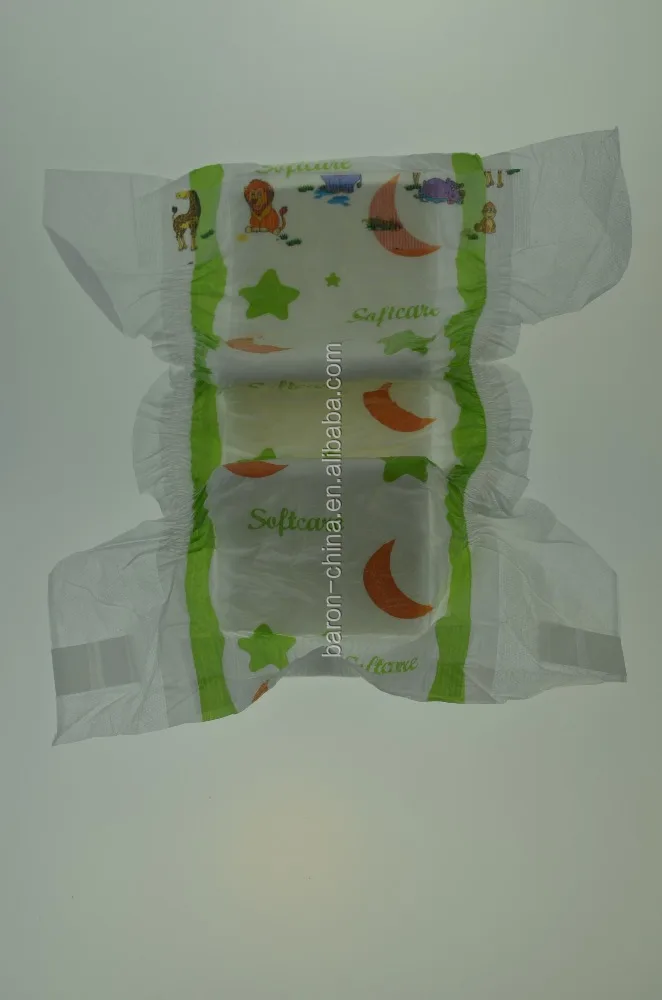Bangladesh Cloth Like Cotton Soft Disposable Baby Diaper From China