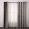 High shading flame retardant flocking living room curtain set curtain pelmet roll