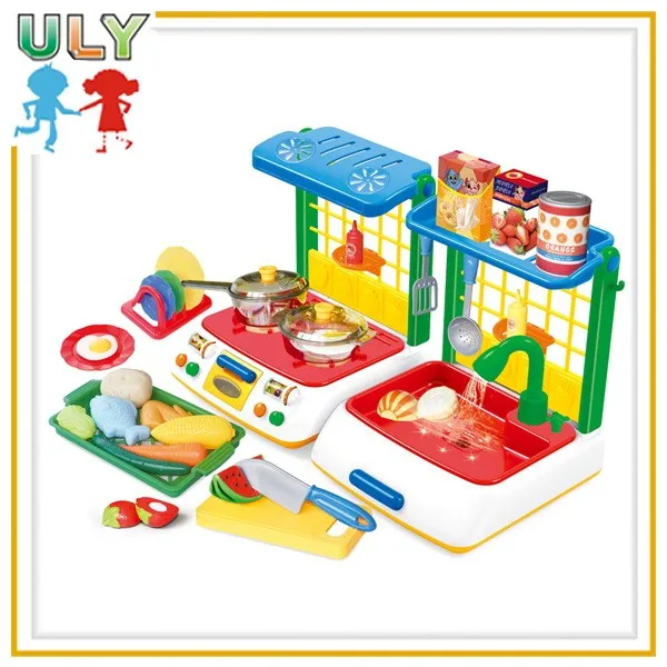 Kids educational food set toys children pretend play candy car toy