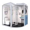 Fashionable and luxury prefab modular bathroom with shower cabin good excellent bathroom furniture