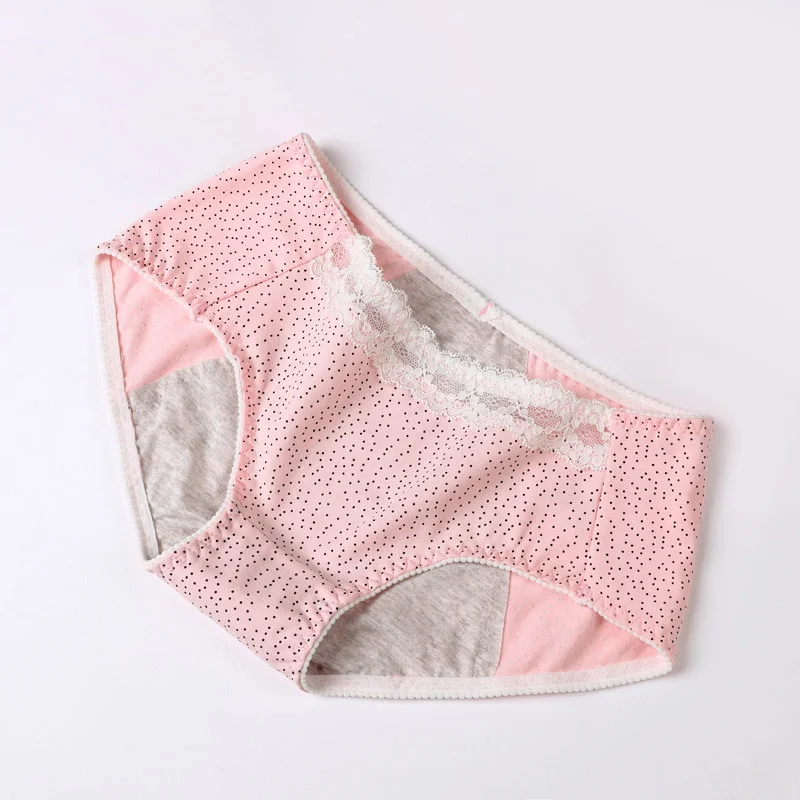 Ladies Cotton Menstrual Leakproof Panties Lace Waterproof Sanitary Panty Period Underwear Buy 
