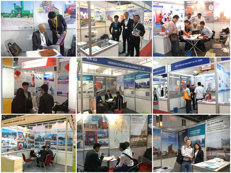 Batching plant 160t/h hot mix bitumen machine