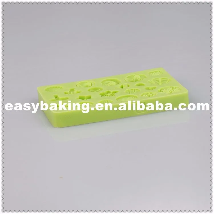 ES-7101 Variety Shapes of Flower Cake Decoration Fondant Silicone molds