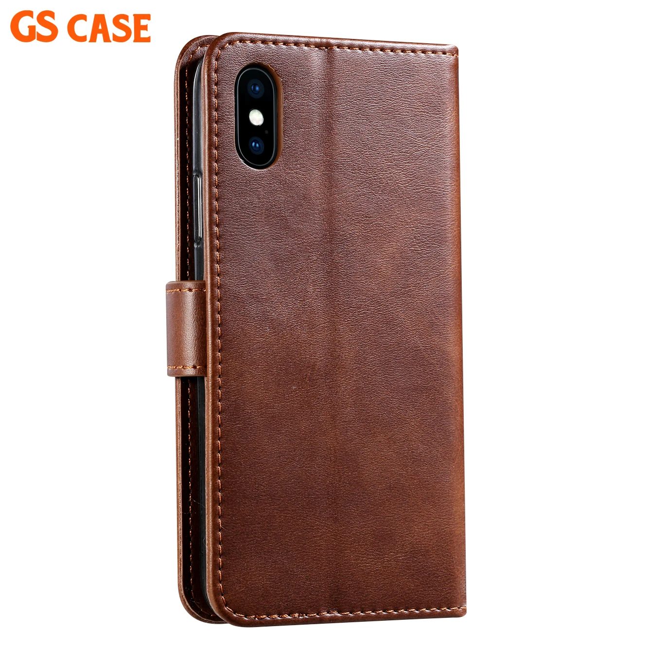 OEM PU Leather Mobile Flip Cover For Iphone XR Phone Wallet Case,GSCASE Wallet Leather Case For Iphone XS MAX