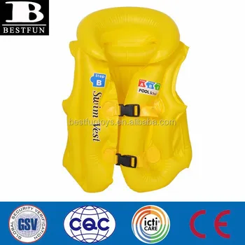 swim vest with removable floats