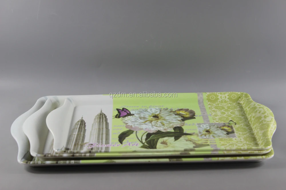 Nail Polish Face Melamine Tray Set