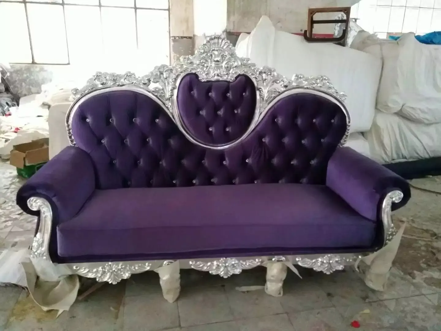 Luxury Royal Throne Wedding Bride Groom Sofa King Throne Chair For ...