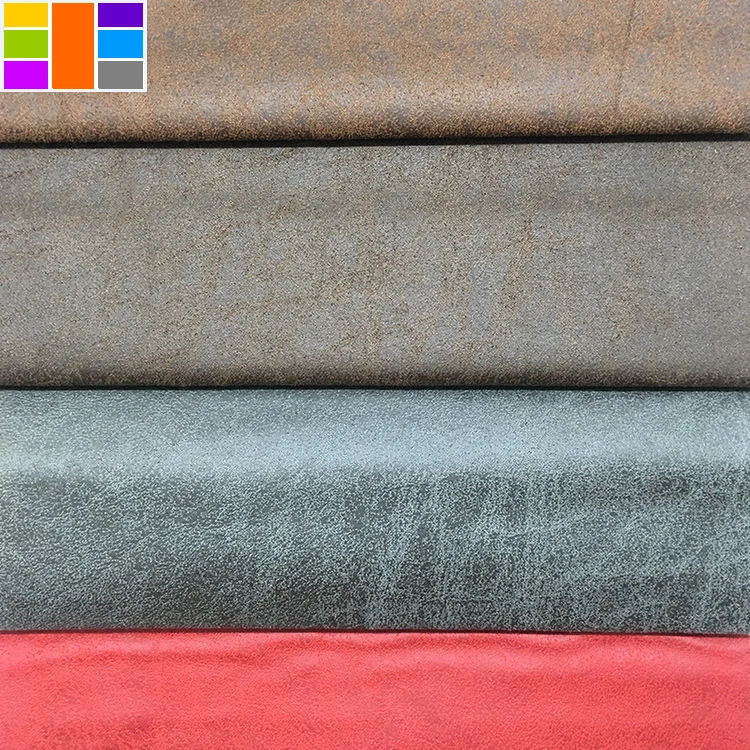 100 Polyester Faux Suede Fabric For Upholstery Sofa Cover