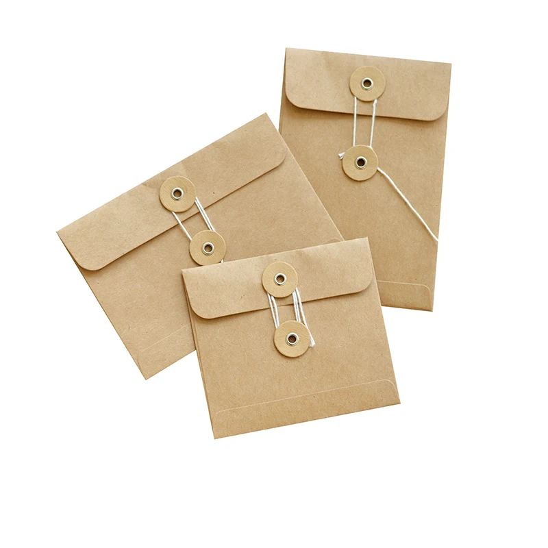 Regid Paper Kraft Envelope With Button And String Closure Buy String Tie Envelopes,String