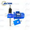 5 ton worm gear motorised screw jack 900mm rod end trunnion base bellow boot 1.5kw 3phase motor 1500rpm speed