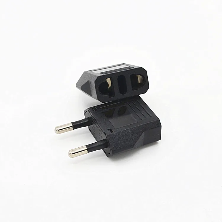 通用白色黑色 10a 220 v 小电源转换插头欧洲标准意大利瑞士旅行研究