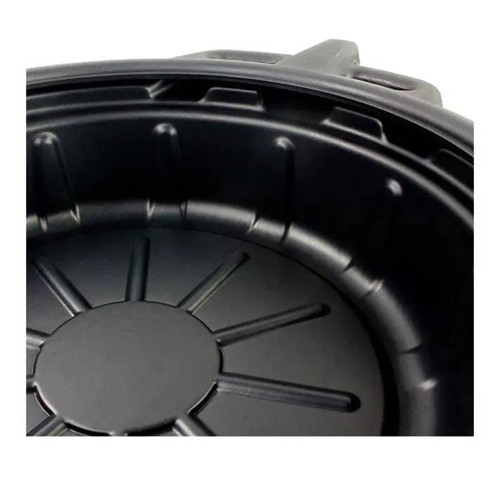 6l 8l /15l Black Round Oil Pan/oil Collection Container Auto Parts