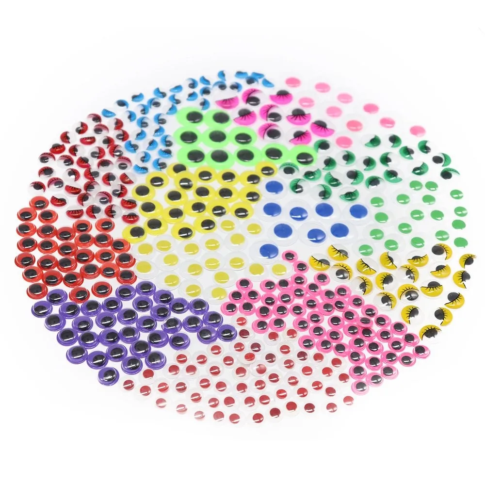Assorted Sizes Googly Eyes Wholesale Custom Adhesive Handcrafts Googly