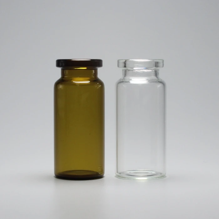 10毫升透明或琥珀医疗注射硼硅管状玻璃瓶小瓶