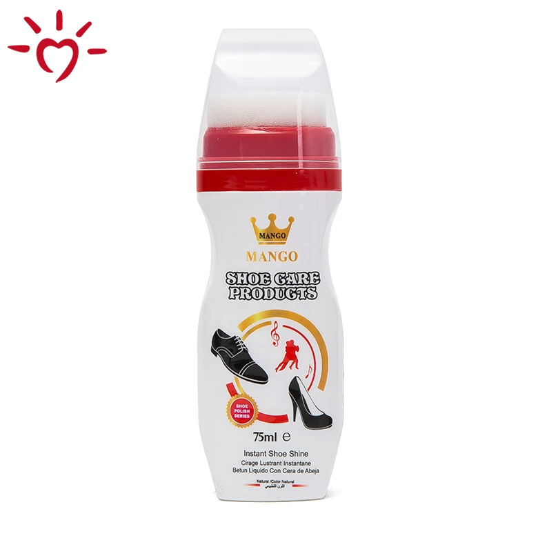 Emulsifying wax shine cleaner shoe polish custom shoe cleaner with applicator