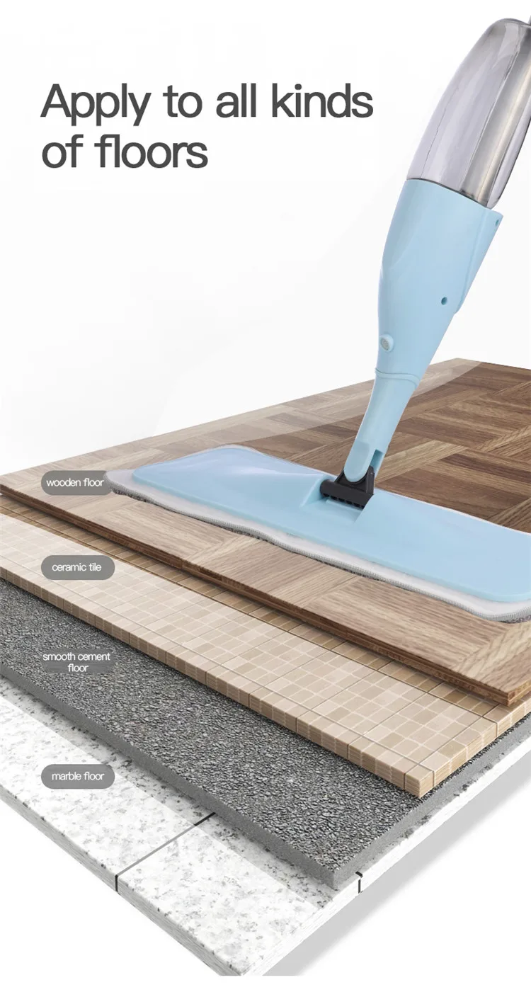 Vente en gros Vadrouille de sol à pulvérisation flash New