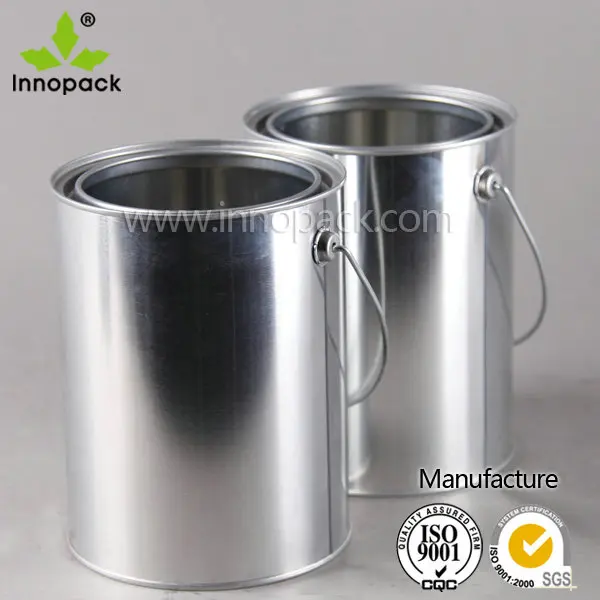 1 Gallon Metal Can With Lid Paint Bucket Tin For Chemical Buy 1