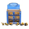 online shop pull back 6 trucks set 1:87 scale model diecast car model with 24 pcs