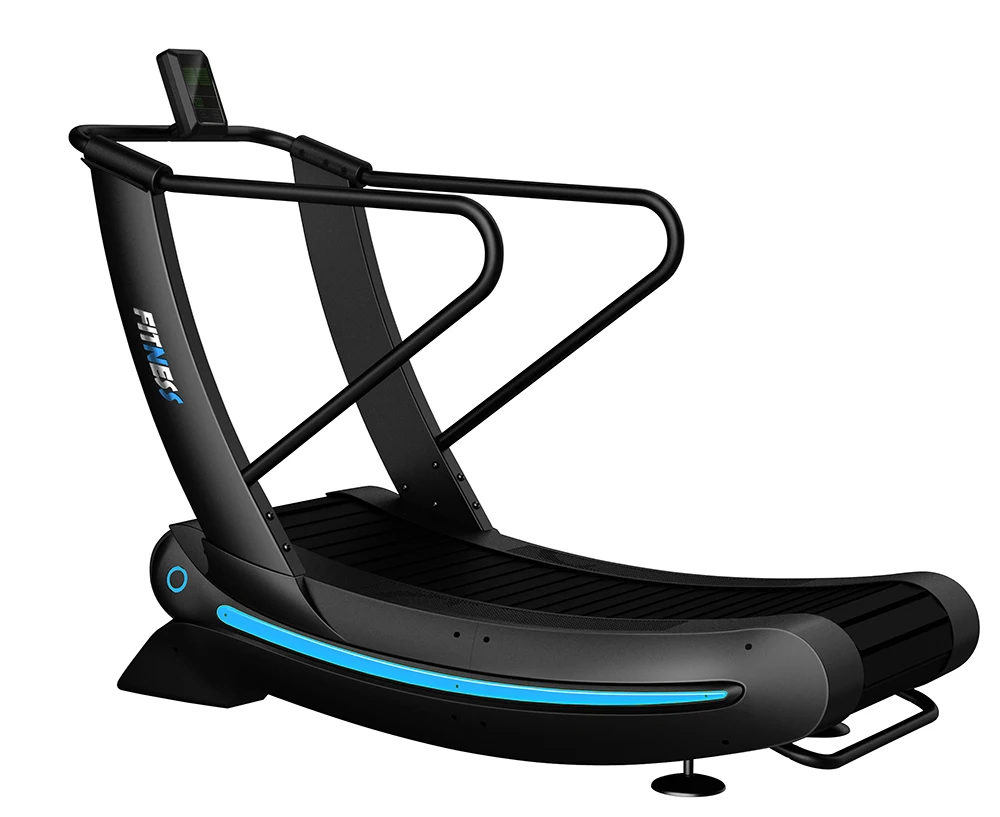 2018 New Design Self Powered Manual Curve Treadmill Buy Commercial