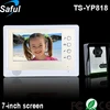 The cheapest price 7'TFT-LCD wired peephole install video door phone TS-YP818