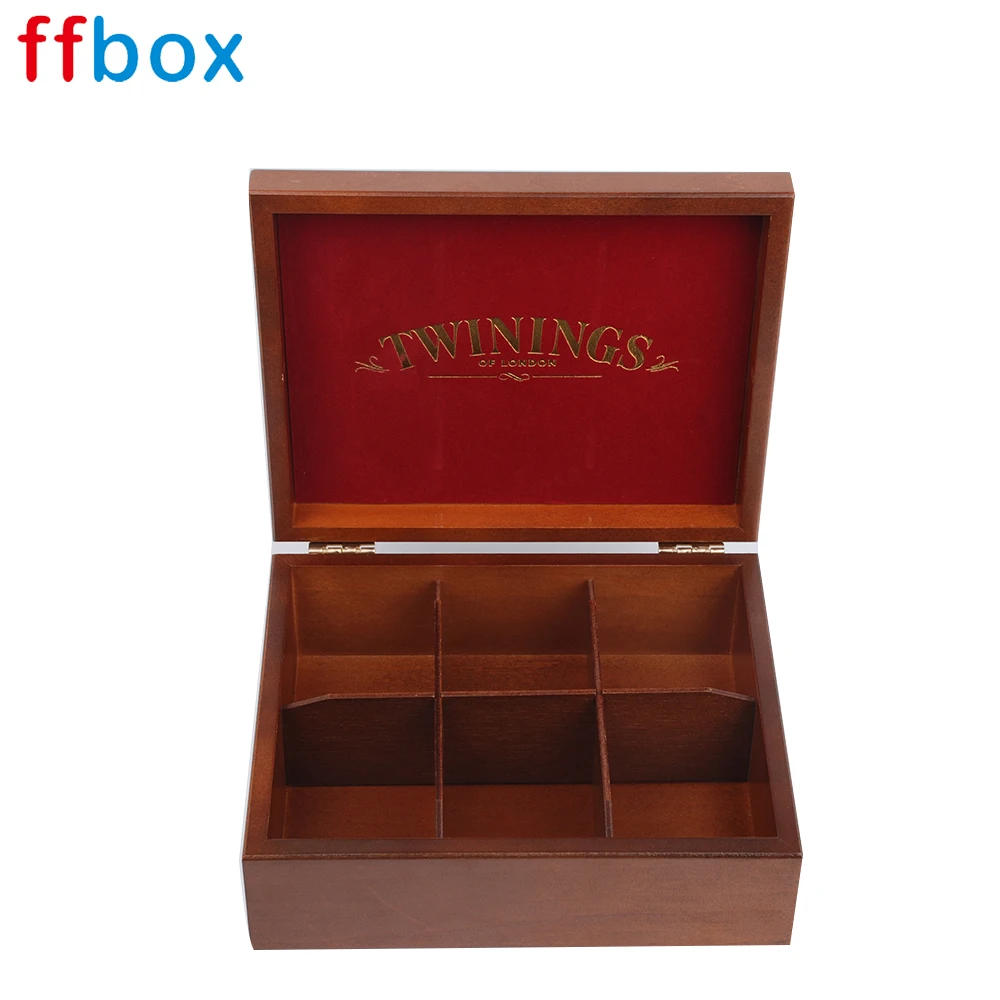 Factory Wholesale Custom 6 Compartments Wooden Tea Packaging Box Buy