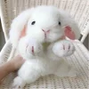 drop shipping plush rabbit stuffed animal toy simulation lifelike baby dolls for kids toys for children home decor