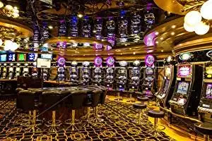 5X7FT Las Vegas Poker Red Carpet Cars Background Computer Printed Royal Casino Backdrop MR-2036
