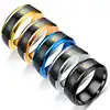 2019 Latest Design Stainless Steel Fashion New Smart Temperature Couple Rings Jewelry Finger Rings For Men