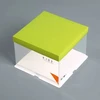 wholesale PET material food packaging disposable clear plastic cake box