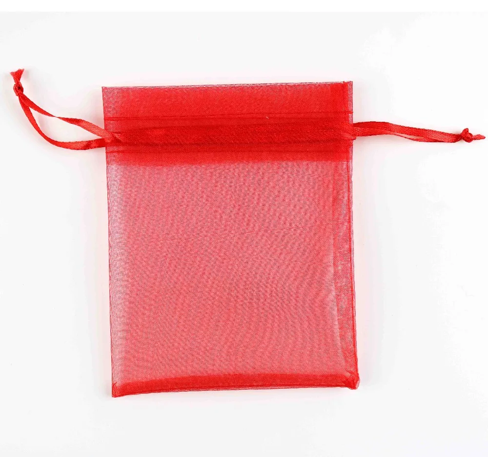 High Quality Colorful Organza Bag For Drawstring Gift