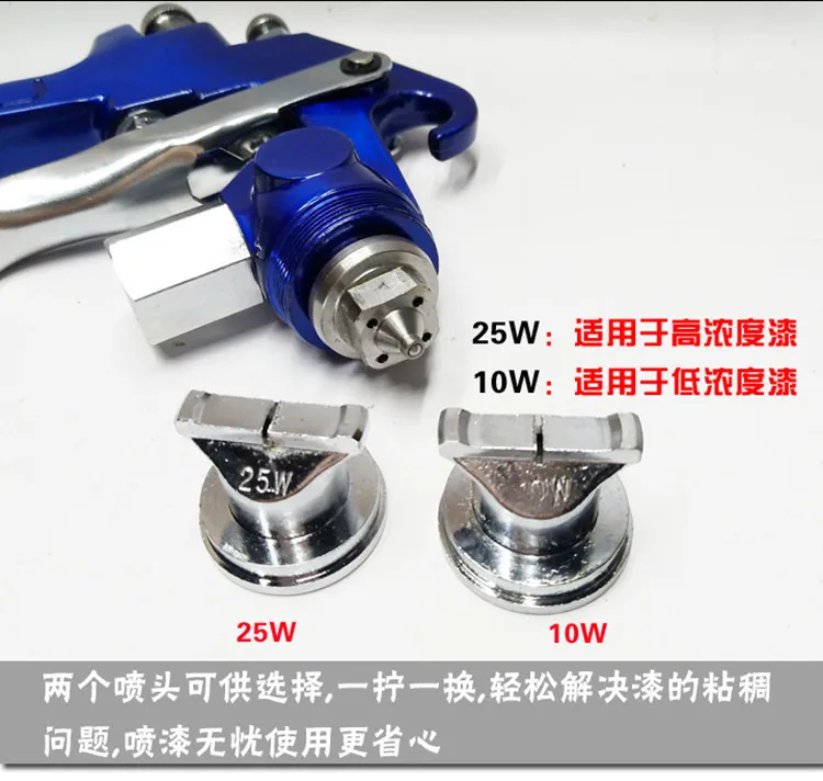 W871 Air Spray Gun Wall Latex Paint Sprayer Viscosity Glue Pneumatic