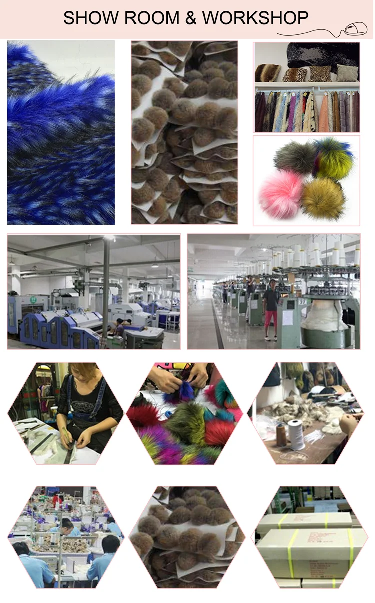 14cm Handmade Faux Fur Ball,Faux Fur Pom Poms For Diy Hats Fur Ball