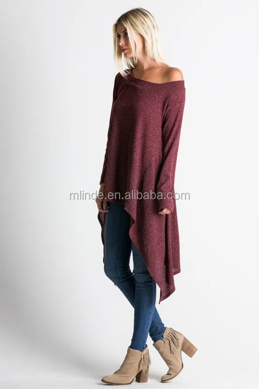 rust off the shoulder sweater