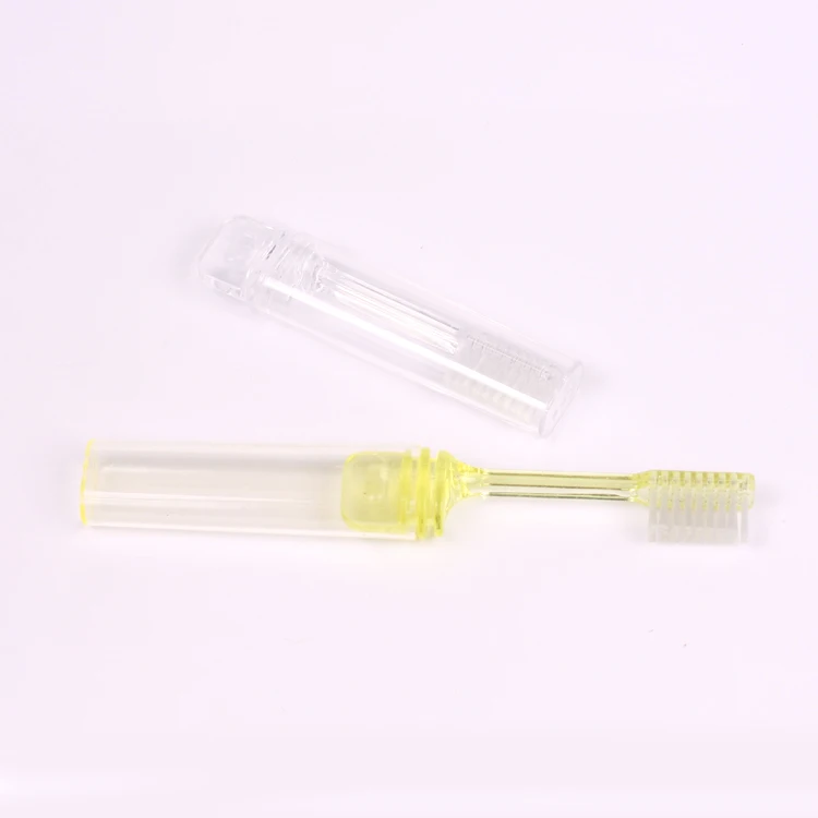 OEMPROMO Mini Folding disposable Travel Toothbrush