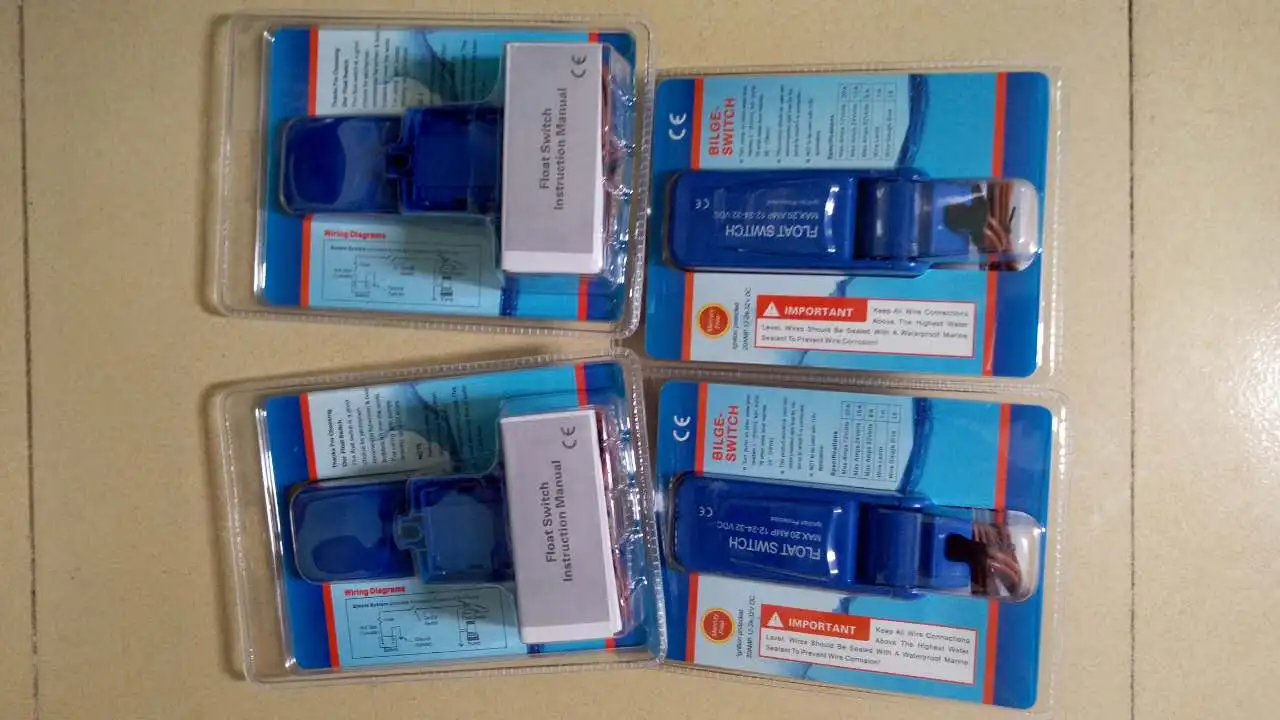 8a 3m head submersible marine pump bilge water pump with float