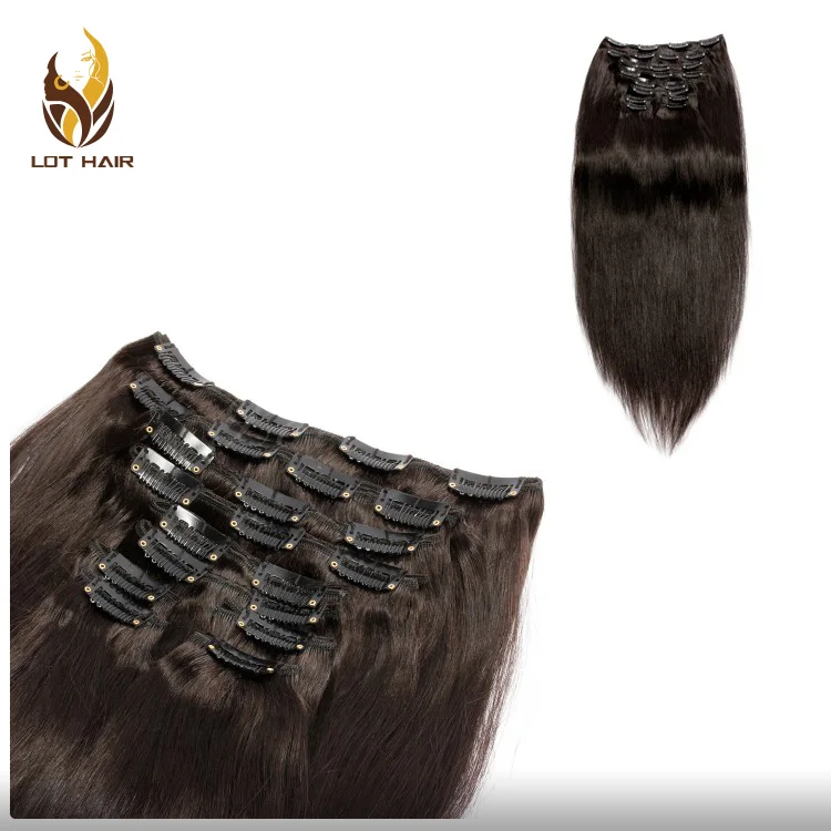 Most Popular And High Quality Remy Human Hair Triple Weft Clip In Hair