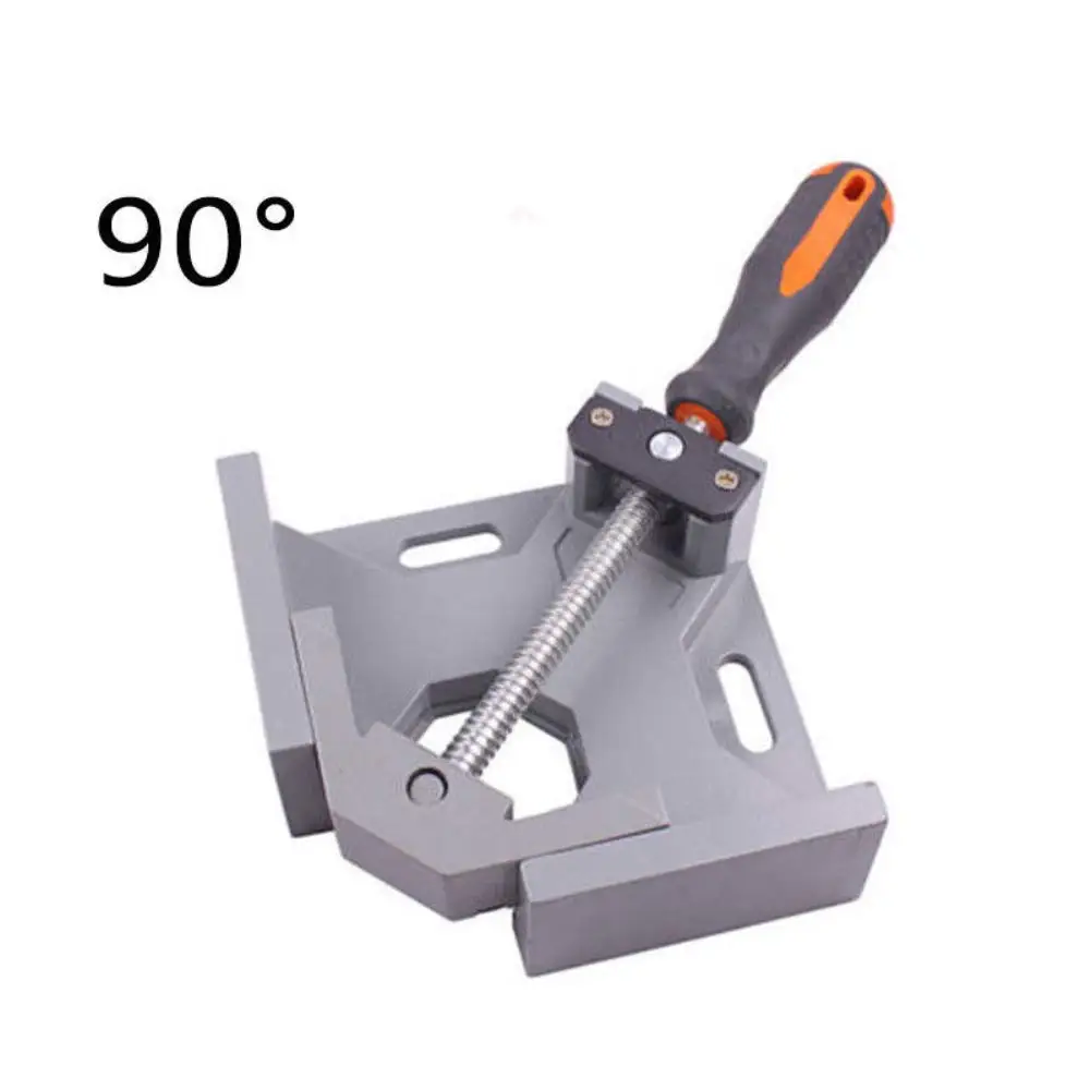 Photo Framing DEVMO Aluminium Single Handle 90 Degree Right Angle Clamp Corner Clip with Adjustable Swing Jaw Alloy Woodworking Welding and Framing 