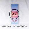 Decoration home inner wall vintage rectangle clock for gifts promotion