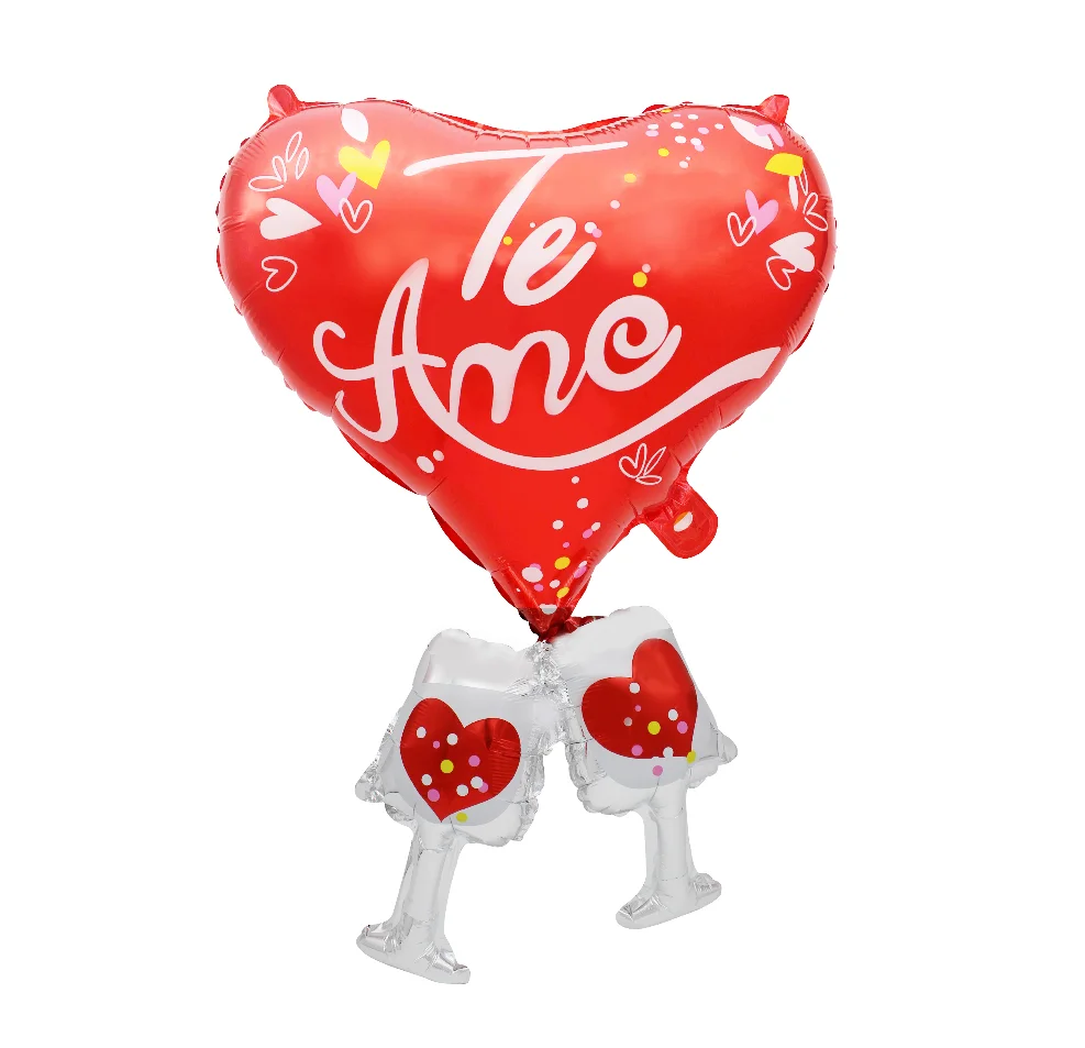 Tf Espagnol Encourager Amour Ballons Te Amo Saint Valentin Decorations Cadeau Kit Feuille Ballons Coeur Decors De Vacances D Anniversaire Buy Ballons Coeur Saint Valentin Espagnol Ballon De Mariage Ballon D Amour Product On Alibaba Com