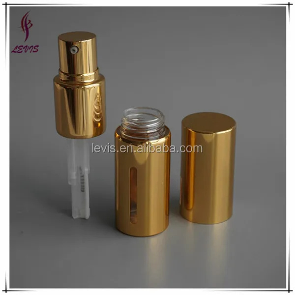 30ml Gold Metal Spray Bottle For Powder Luxury - Buy Spray Bottle For ...