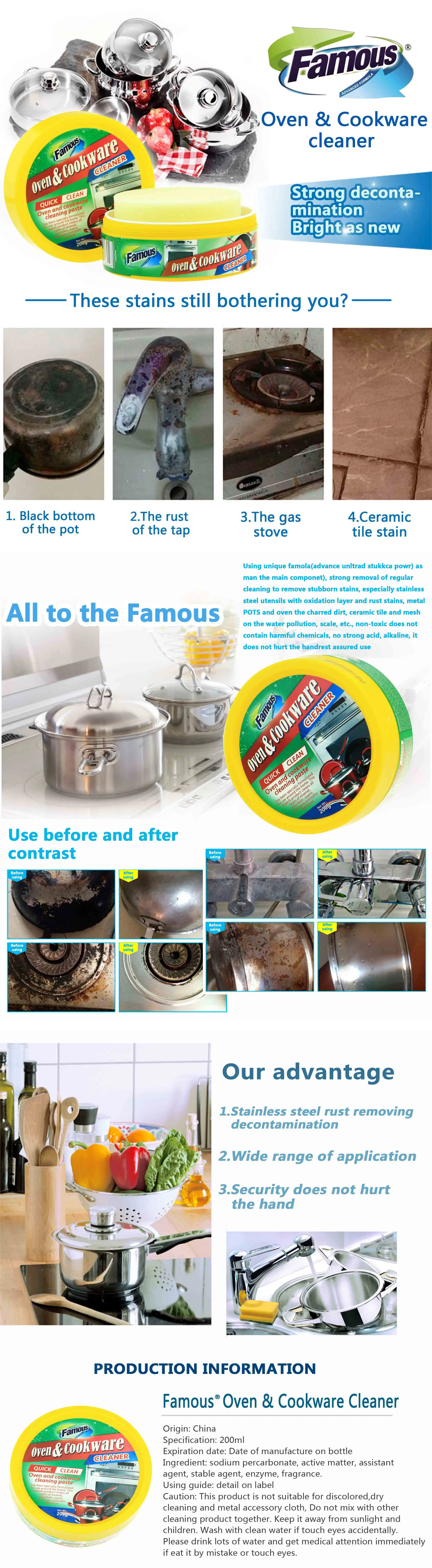 Multi Purpose Cleaner Oven Cookware Cleaning Paste 200g Buy Oven Cookware Cleaning Paste,Oven